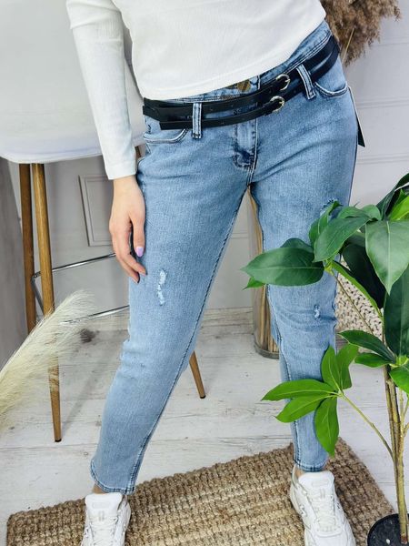 Класичні жіночі блакитні джинси (25, 27, 28)