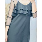 Жіноча класична чорна сукня (36,38)