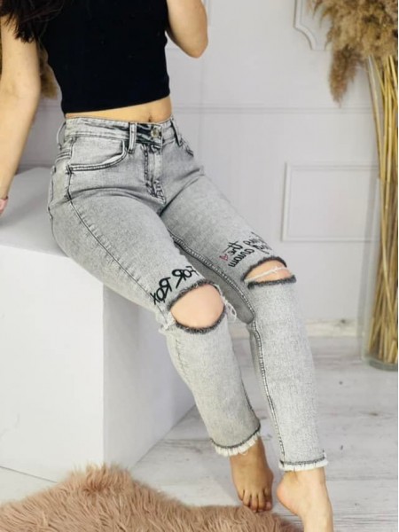 Трендові джинси з графіті