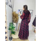 Червона шифонова сукня (С)