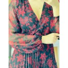 Червона шифонова сукня (С)