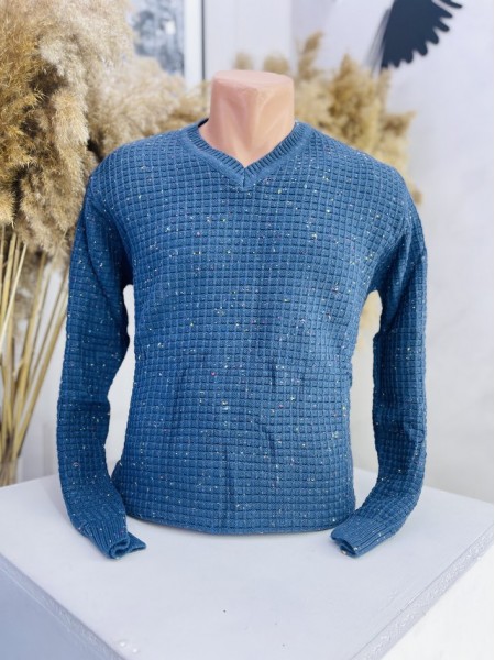Чоловічий вишуканий светр, однотон