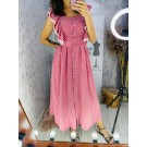 Легка приталена сукня на гудзиках