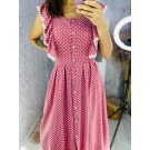 Легка приталена сукня на гудзиках