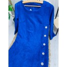 Жіноча класична синя сукня (50)