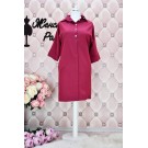 Сукня сорочка марсала 