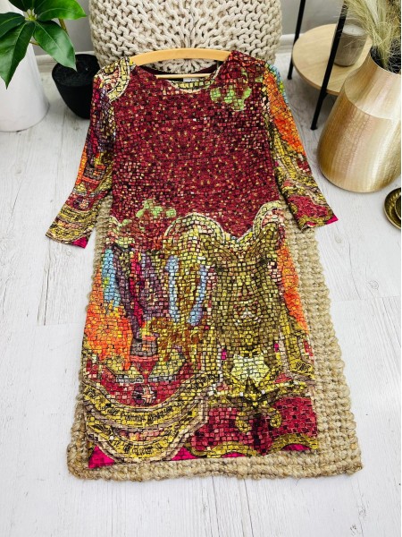 Шифонова сукня з етнічним малюнком (38)