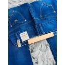 Жіночі сині джинси на ґудзиках (28,30)