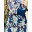 Жіноча класична синя сукня  (36,40)