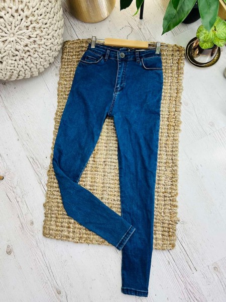 Жіночі сині джинси на блискавці (31)