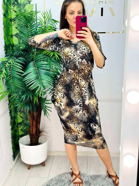 Жіноча леопардова сукня (44)