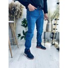  Чоловічі класичні блакитні джинси (27-32)