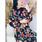 Чорна шифонова сукня (42)