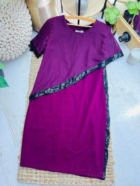 Жіноча класична сукня марсала (50)