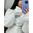 Жіноча біла блуза (ХС,М,Л)