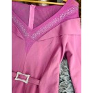 Жіноча класична рожева сукня (48/50)
