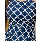 Жіноча класична синя сукня (36)