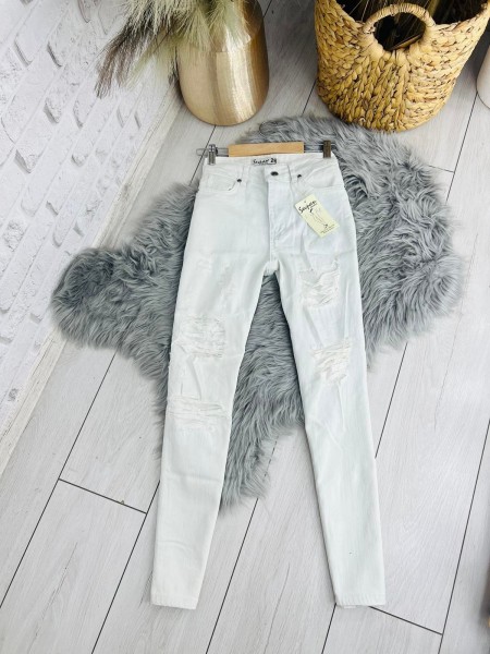 Жіночі класичні білі джинси (26)