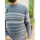 Чоловічий светр з стильним принтом 