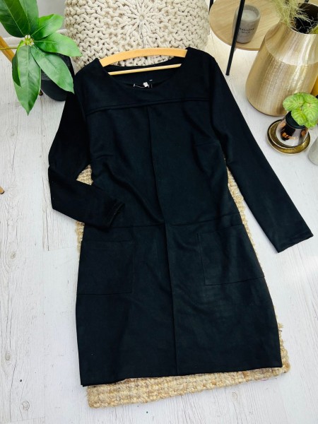 Жіноча класична чорна сукня (56)