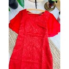 Жіноча класична червона сукня (50,54)