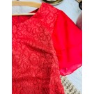 Жіноча класична червона сукня (50,54)