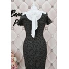 Шикарне плаття з вибитим малюнком 