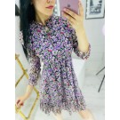 Шифонова квіткова сукня(36)