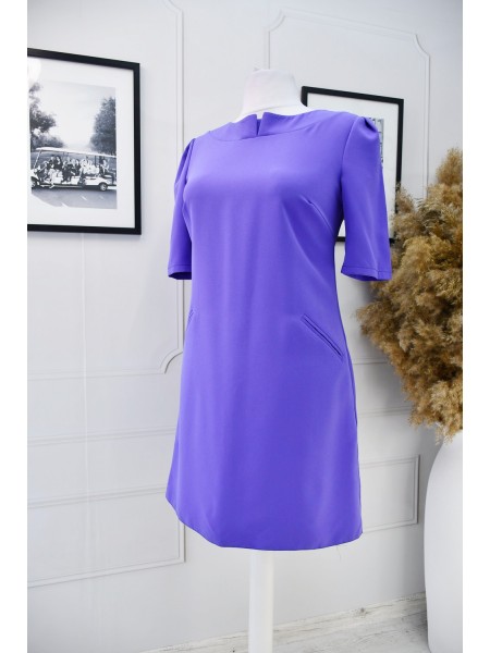 Класична фіолетова сукня