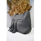 Ділова жіноча сумка в з декоративними кишеньками