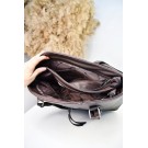Ділова жіноча сумка з дкоративним шовчиком зовні