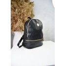 Міський рюкзак чорний з емблемкою