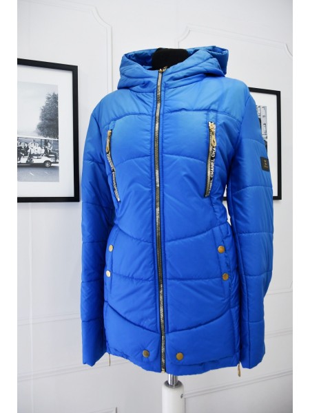 Подовжена спортивна куртка на євро-зиму.