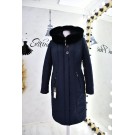 Тепле класичне пальто на холодну зиму для жінок