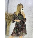 Чорна шифонова сукня(36,38)